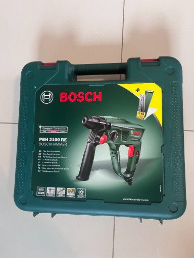 Zdjęcie oferty: Nowa Młotowiertarka PBH 2100 RE BOSCH walizka 