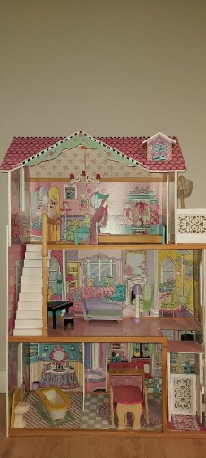 Zdjęcie oferty: Drewniany domek dla lalek Kidkraft trzy piętra