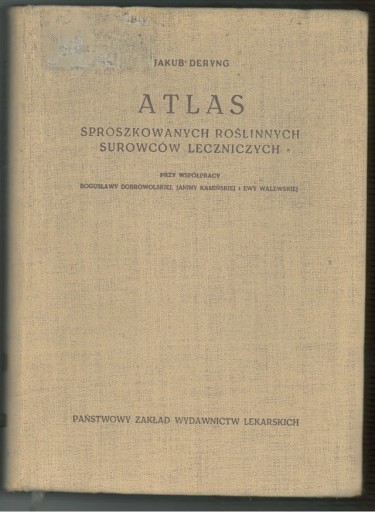 Zdjęcie oferty: Atlas sproszkowanych surowców leczniczych 1961