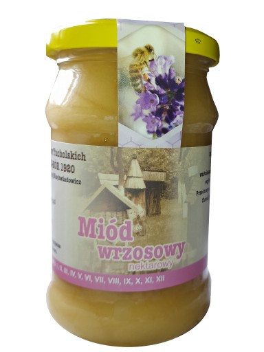 Zdjęcie oferty: MIÓD WRZOSOWY 400 g PASIEKA EKOBÓR NIECHWIADOWICZ