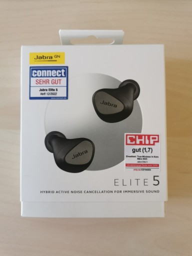 Zdjęcie oferty: Słuchawki bezprzewodowe Jabra Elite 5 ANC czarne