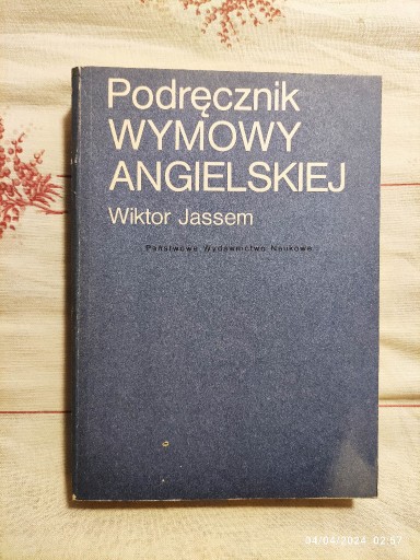 Zdjęcie oferty: "Podręcznik wymowy angelskiej", Wiktor Jassem