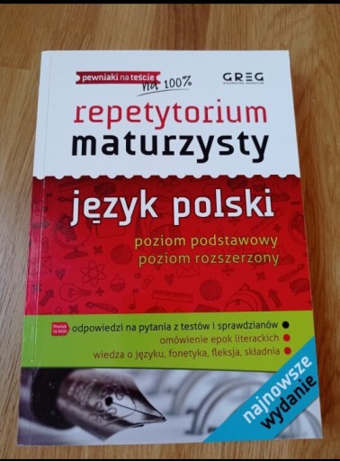 Zdjęcie oferty: Repetytorium maturzysty język polski pp,pr