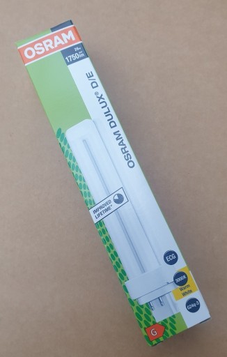 Zdjęcie oferty: Świetlówka Osram Dulux D\E 26 W/830 26 W G24q-3 