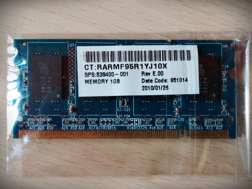 Zdjęcie oferty: Pamięć RAM DDR3 1 GB Ramaxel