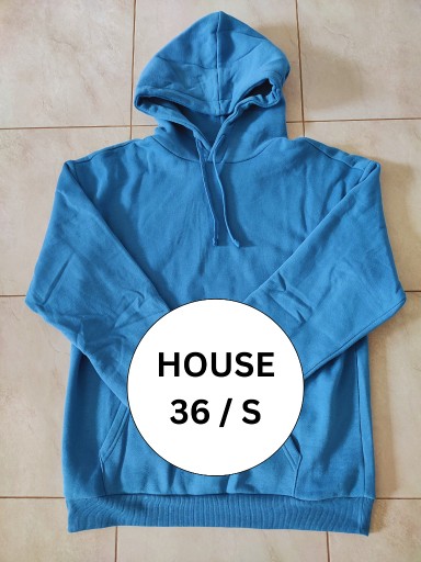 Zdjęcie oferty: Niebieska bluza z kapturem młodzieżowa chłopięca uniseks House S / 38 nowa