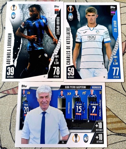 Zdjęcie oferty: 3 karty Atalanta – Topps Match Attax 2023/2024 