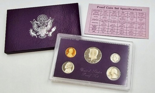 Zdjęcie oferty: Monety USA zestaw rocznikowy 1987R PROOF SET