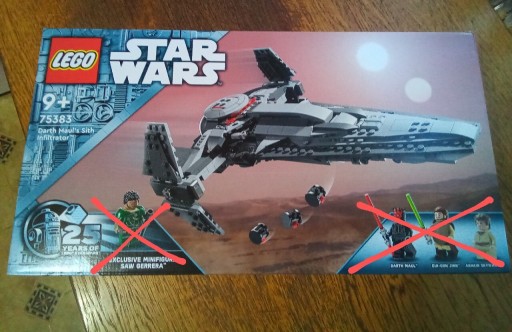 Zdjęcie oferty: Lego star wars 75383 Infiltrator- bez figurek!