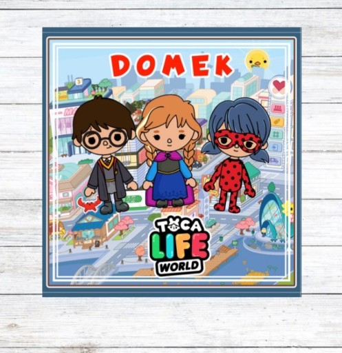 Zdjęcie oferty: Gra na rzepy Toca boca life Domek dla postaci 