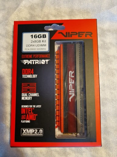 Zdjęcie oferty: Pamięć RAM Patriot DDR4 16 GB 3200