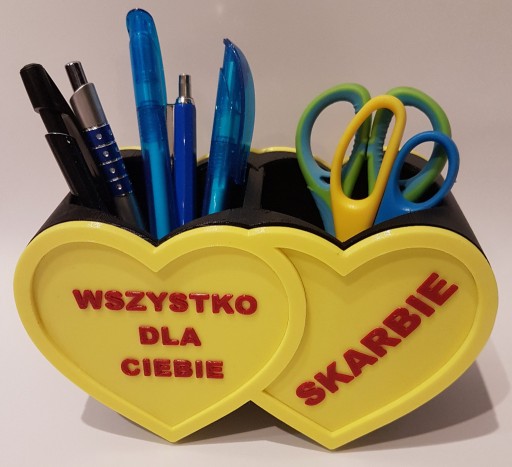 Zdjęcie oferty: Personalizowy sorter na biurko serce do szkoły