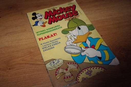 Zdjęcie oferty: komiks myszka miki mickey mouse nr 8 1993 r.