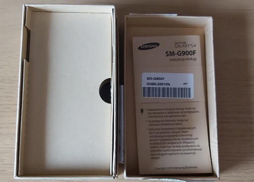 Zdjęcie oferty: Samsung Galaxy SM-G900F Pudełko obudowa części 