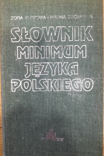 Zdjęcie oferty: Słownik minimum języka polskiego