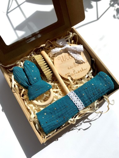 Zdjęcie oferty: Box na prezent dla maluszka Chrzest baby shower