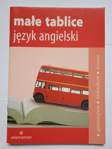 Zdjęcie oferty: Małe tablice język angielski