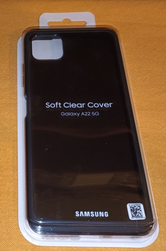 Zdjęcie oferty: Samsung Galaxy A22 5G Soft Clear Cover Czarny Etui