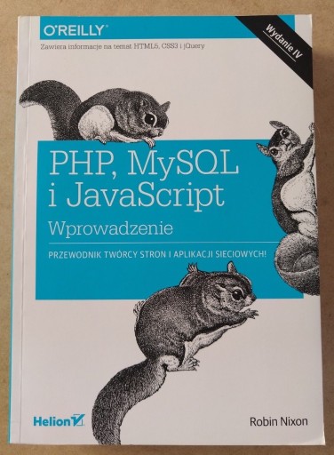 Zdjęcie oferty: PHP, MySQL i JavaScript Wprowadzenie - Robin Nixon