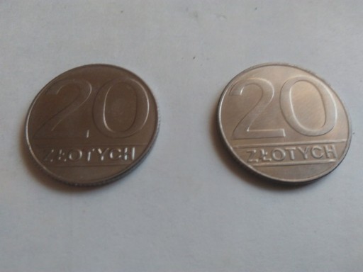 Zdjęcie oferty: MONETY PRL 20 ZŁOTYCH 1989 1990 ZESTAW KOMPLET