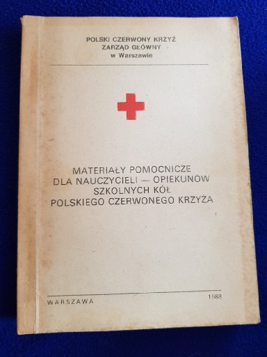 Zdjęcie oferty: Polski czerwony krzyż materiały pomocnicze 