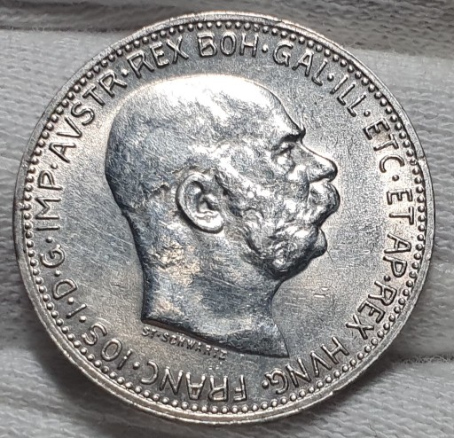 Zdjęcie oferty: Austria 1 korona 1914 Wiedeń