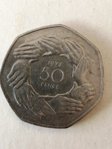 Zdjęcie oferty: Wielka Brytania 50 p 1973 - 1