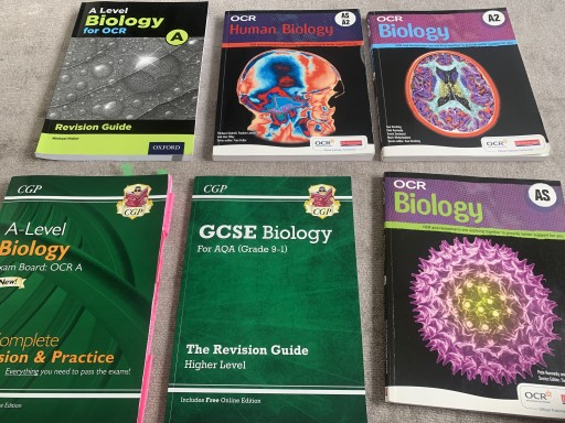 Zdjęcie oferty: OCR AQA A-level GCSE Biology - biologia książki
