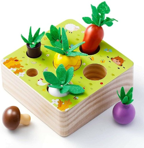 Zdjęcie oferty: Układanka drewniana edukacyjna, gry Montessori