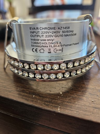 Zdjęcie oferty: Oprawa punktowa azzardo z kryształkami 