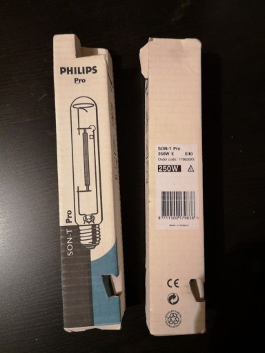 Zdjęcie oferty: Żarówka sodowa PHILIPS SON-T PRO 250w e40 sztuk 2