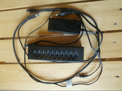 Zdjęcie oferty: Hub Renkforce 10 portowy USB 3.0 z zasilaczem 