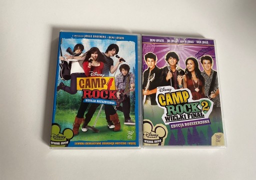 Zdjęcie oferty: Filmy DVD Camp Rock & Camp Rock 2 Wielki Finał 