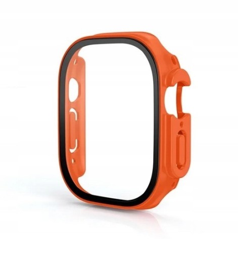 Zdjęcie oferty: OBUDOWA ETUI + SZKŁO APPLE WATCH 49mm Pomarańczowy