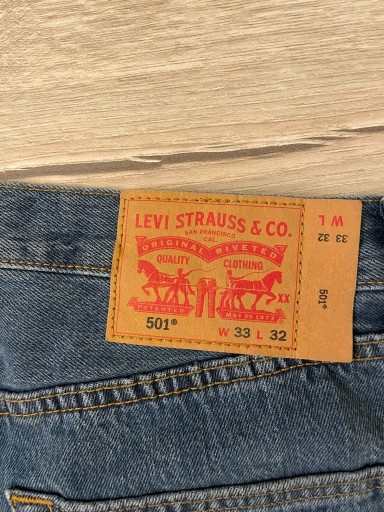 Zdjęcie oferty: Sprzedam nowe jeansy Levi's 501