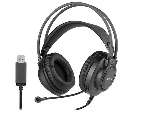 Zdjęcie oferty: Słuchawki A4TECH FStyler FH200U Black (USB)