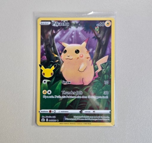 Zdjęcie oferty: Pokemon Pikachu 005/025 Celebrations Rare Holo