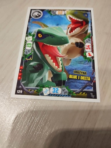 Zdjęcie oferty: Karta LEGO Jurassic World seria 3 - nr 129