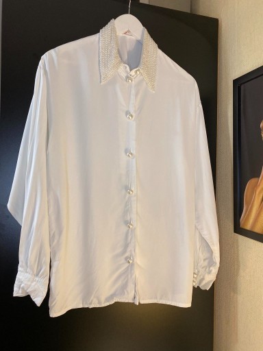 Zdjęcie oferty: Piękna klasyczna biała koszula mgiełka oversize