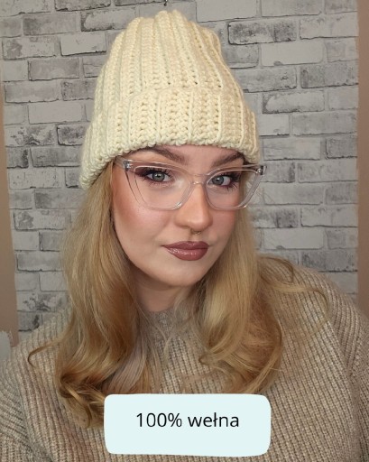 Zdjęcie oferty: Czapka zimowa 100% wełna