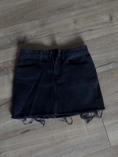 Zdjęcie oferty: ZARA czarna spódnica jeansowa