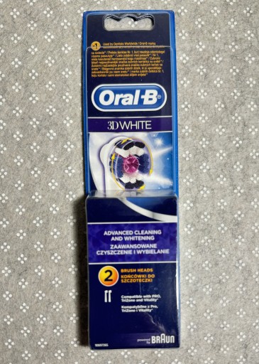 Zdjęcie oferty: Końcówki do szczoteczki Oral-B 3D White 2szt