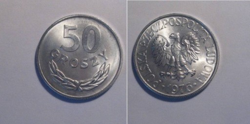 Zdjęcie oferty: 50 groszy 1976 mennicza