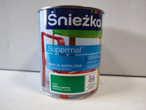 Zdjęcie oferty: ŚNIEŻKA Eko-supermal A425 zielony ciemny    0,8L