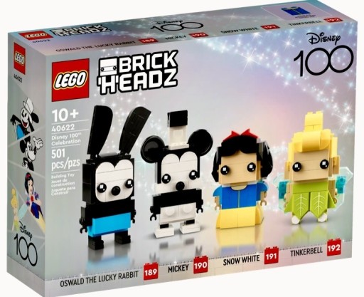 Zdjęcie oferty: LEGO Brick Headz 40622 Disney 100. urodziny NOWE! 