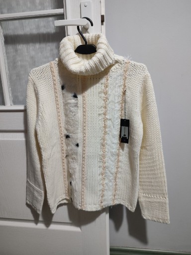 Zdjęcie oferty: Nowy sweterek vintage Success 60% wełna 25% akryl