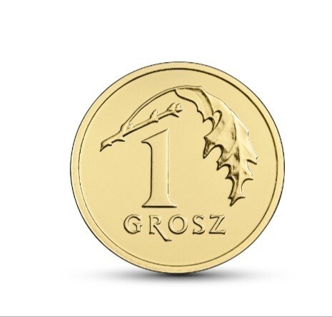 Zdjęcie oferty: 1 grosz 2011 mennicza z woreczka 