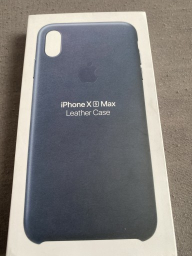 Zdjęcie oferty: Case IPhone XS Max leather - nowy