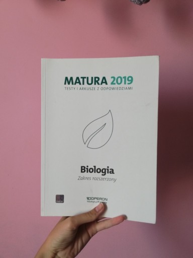 Zdjęcie oferty: Biologia testy i arkusze. Matura 2019