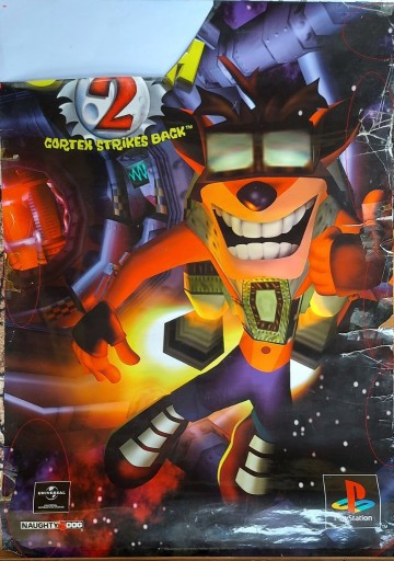 Zdjęcie oferty: Plakat  Crash Bandicoot 2  PSX